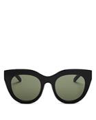 Le Specs Women's Air Heart Cat Eye Sunglasses, 51mm
