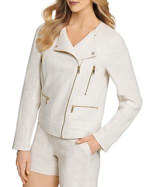 Dkny Weave Moto Jacket