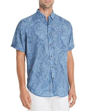 Rails Carson Short-sleeve Palm Tree-print Slim Fit Shirt
