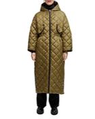 Maje Quilted Reversible Puffer Coat
