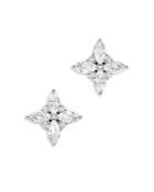 Bloomingdale's Diamond Marquis Star Stud Earrings In 14k White Gold, 1.5 Ct. T.w. - 100% Exclusive