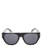 Dior Homme Men's Black Tie Flat Top Square Sunglasses, 62mm