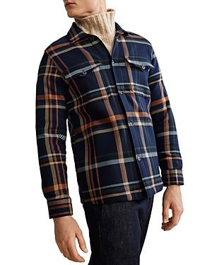 Nn07 Bernard Cotton Blend Plaid Utility Jacket