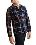 Nn07 Bernard Cotton Blend Plaid Utility Jacket