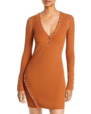 Nicholas Jackie Rib Knit Mini Dress