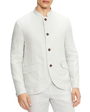 Ted Baker Linen Band Collar Blazer