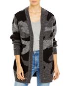 Aqua Camo Open Front Cardigan Sweater- 100% Exclusive