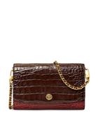 Tory Burch Robinson Color-block Chain Wallet