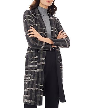 Misook Printed Duster Cardigan