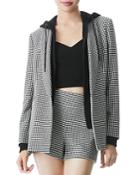 Alice And Olivia Skye Hoodie Blazer