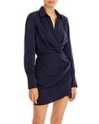 Aqua Collared Twist Dress - 100% Exclusive