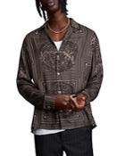 Allsaints Star Bandanna Button Front Shirt