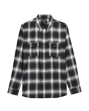 The Kooples Check Regular Fit Button Down Shirt