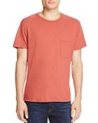 7 For All Mankind Heathered Pocket Tee