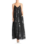 Laundry By Shelli Segal Floral Trapeze Gown