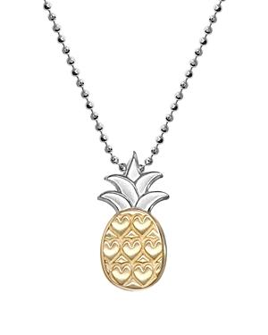 Alex Woo Fusion Vegas Pineapple Necklace, 16
