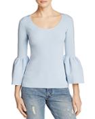 Elizabeth And James Willow Bell-sleeve Top