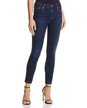 7 For All Mankind The Ankle Skinny Jeans In Bair Eclipse - 100% Exclusive