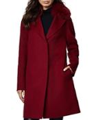 Dawn Levy Cecilia Fur-trim Coat