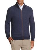 Brooks Brothers Cotton Cashmere Zip Cardigan Sweater
