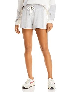 Grey State Cerise Heathered Lounge Shorts