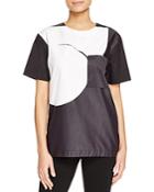 Dkny Pure Color Block Chest Pocket Tee