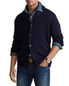 Polo Ralph Lauren Cotton Flag Intarsia Knit Regular Fit Shawl Collar Cardigan