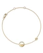Bloomingdale's Diamond Half Circle Bracelet In 14k Yellow Gold, 0.10 Ct. T.w. - 100% Exclusive