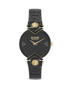 Versus Versace Mabillon Leather Strap Watch, 36mm
