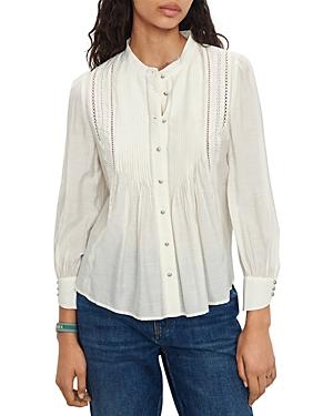 Ba & Sh Laura Pleated Blouse