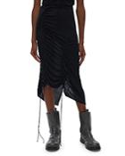 Helmut Lang Scala Ruched Skirt