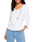 Nic+zoe Ocean Edge Sweater