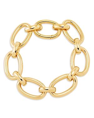 Alberto Amati 14k Yellow Gold Large Oval Link Statement Bracelet