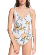 Roxy Riding Moon Floral One Piece Swimsuit