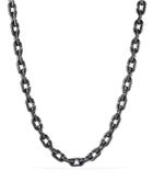 David Yurman Chain Link Bold Necklace With Black Titanium