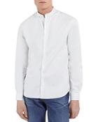 The Kooples Slim Fit Band Collar Long Sleeve Shirt