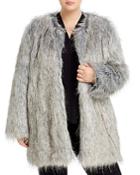 Unreal Fur Plus Fire & Ice Metallic Faux-fur Coat