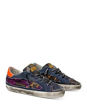 Golden Goose Deluxe Brand Women's Super-star Mixed Media Low Top Sneakers