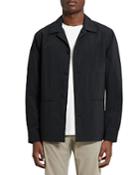 Theory Selk Tech Seersucker Slim Fit Chore Jacket