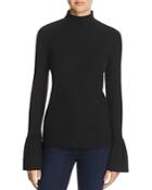 Rebecca Minkoff May Ribbed Bell-sleeve Top
