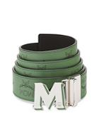 Mcm Claus Reversible Leather Belt