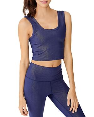 Terez Foil Sparkle Crop Top