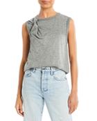 Joie Hillhurst Knotted Tank Top