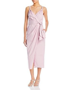 Rebecca Taylor Cotton Poplin Sleeveless Wrap Dress