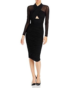 Bardot Aliyah Ruched Bodycon Dress