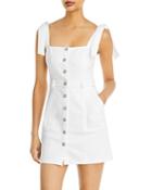 Cinq A Sept Shayla Tie Strap Button Front Dress