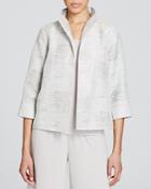 Eileen Fisher Petites Abstract Print Jacket