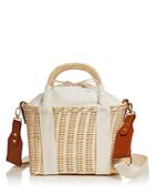 Aqua Wicker Basket Bag -100% Exclusive