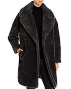 Donna Karan New York Oversized-lapel Teddy Coat