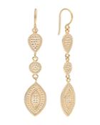 Anna Beck Marquise Drop Earrings In 18k Gold-plated Sterling Silver